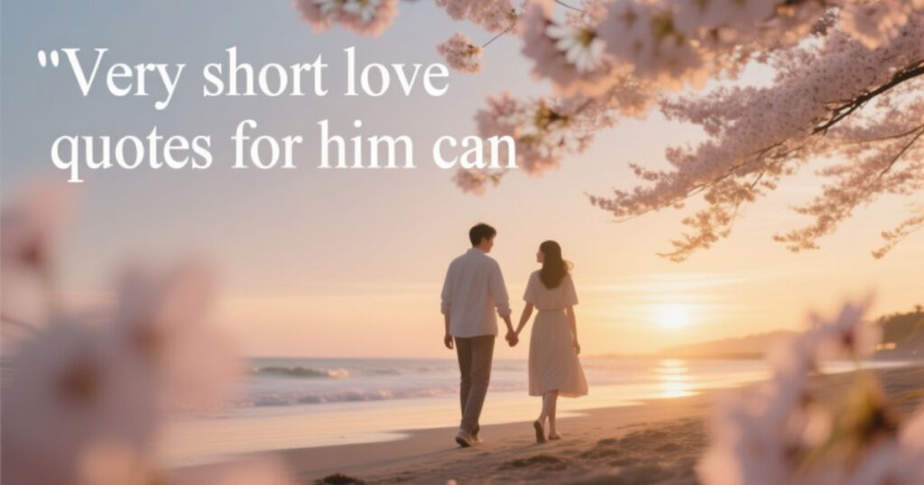 Very Short Love Quotes for Him (Perfect for Making Him Smile)