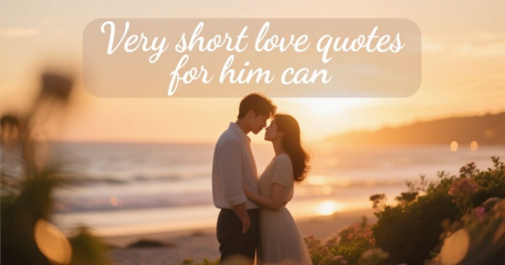 Very Short Love Quotes for Him (Perfect for Making Him Smile)