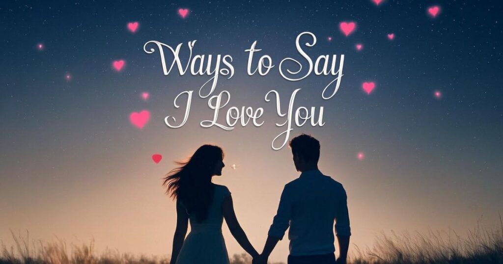 170 Other Different Ways to Say I Love You to Him , Her