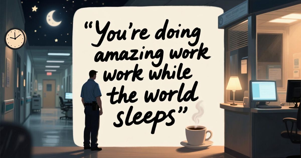 What To Say to Someone Working Night Shift: 115 Quotes and Examples