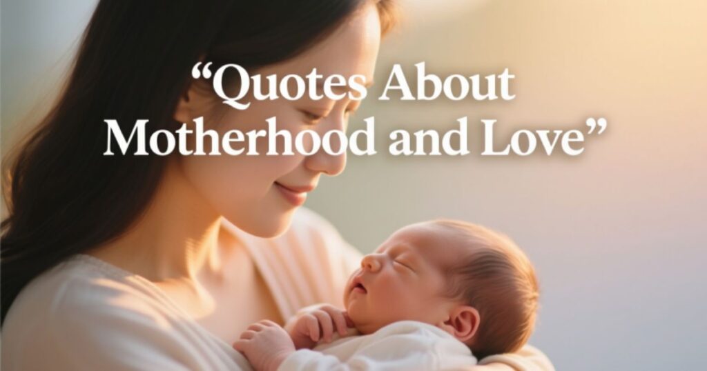 Quotes About Motherhood and Love Every Mom Will Adore