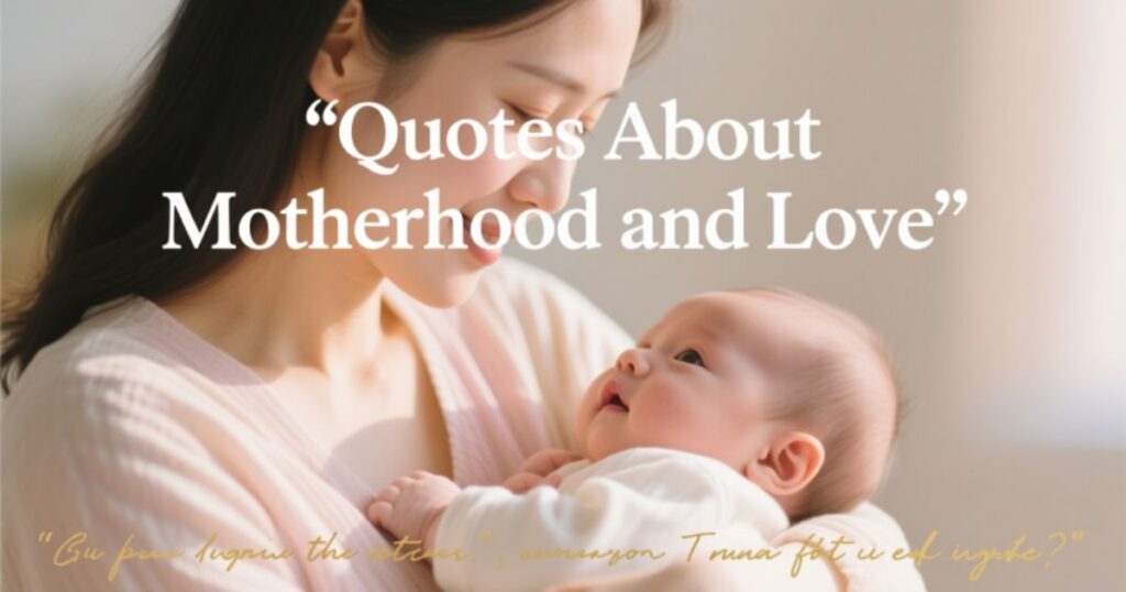 Quotes About Motherhood and Love Every Mom Will Adore