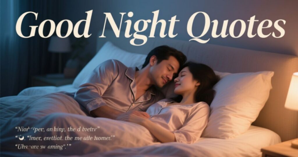 Good Quotes to Wish a Good Night