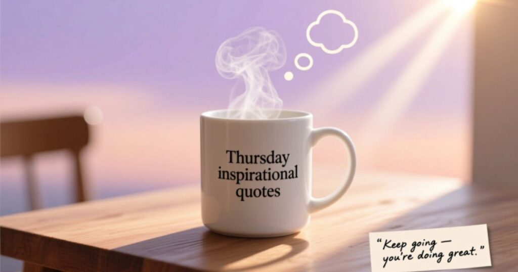 55+ Thursday Inspirational Quotes to Boost Your Week