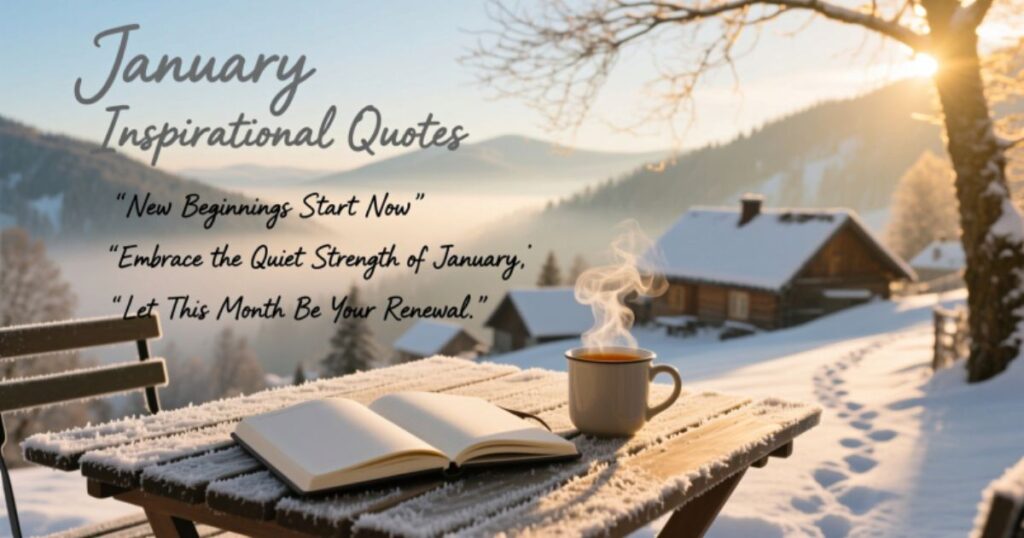 January Inspirational Quotes to Start the Year with Positivity