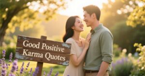 141 Good Positive Karma Quotes on Relationships and Love