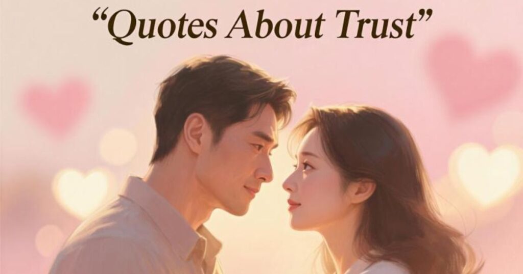 Top Quotes About Trust to Remember