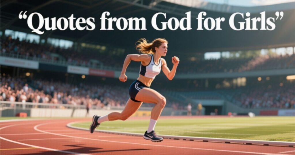 Inspiring Quotes from God for Girls Who Give Their All in Sports