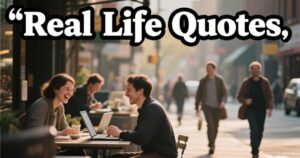 29+ Real Life Quotes That Reflect Both Harsh & Beautiful Truths