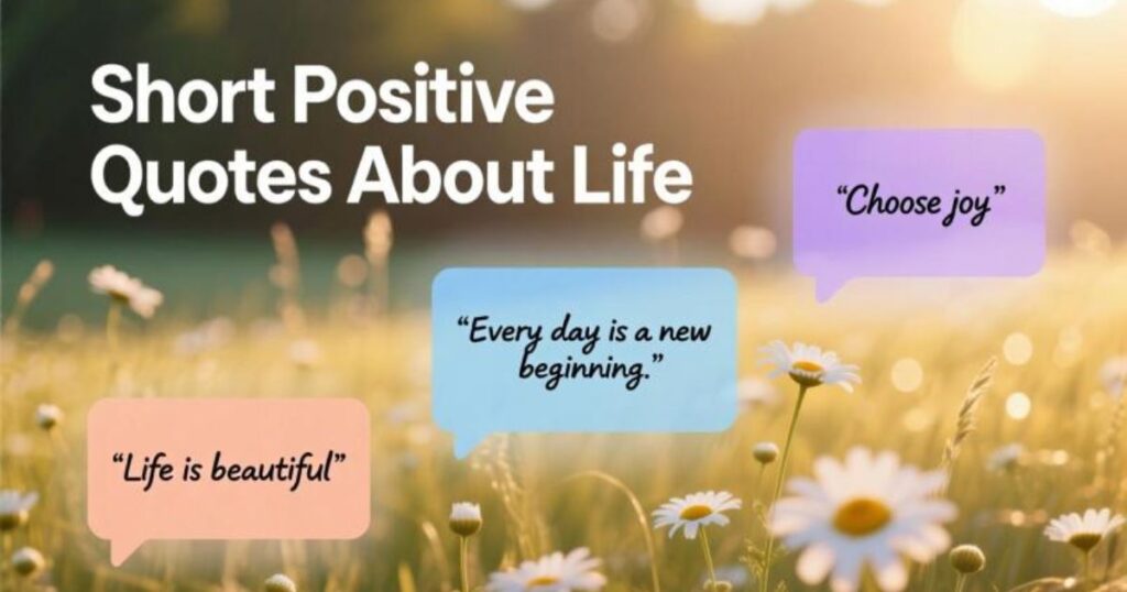 32 Short Positive Quotes About Life to Brighten Your Day