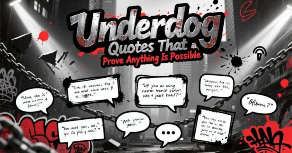 Underdog Quotes That Prove Anything Is Possible