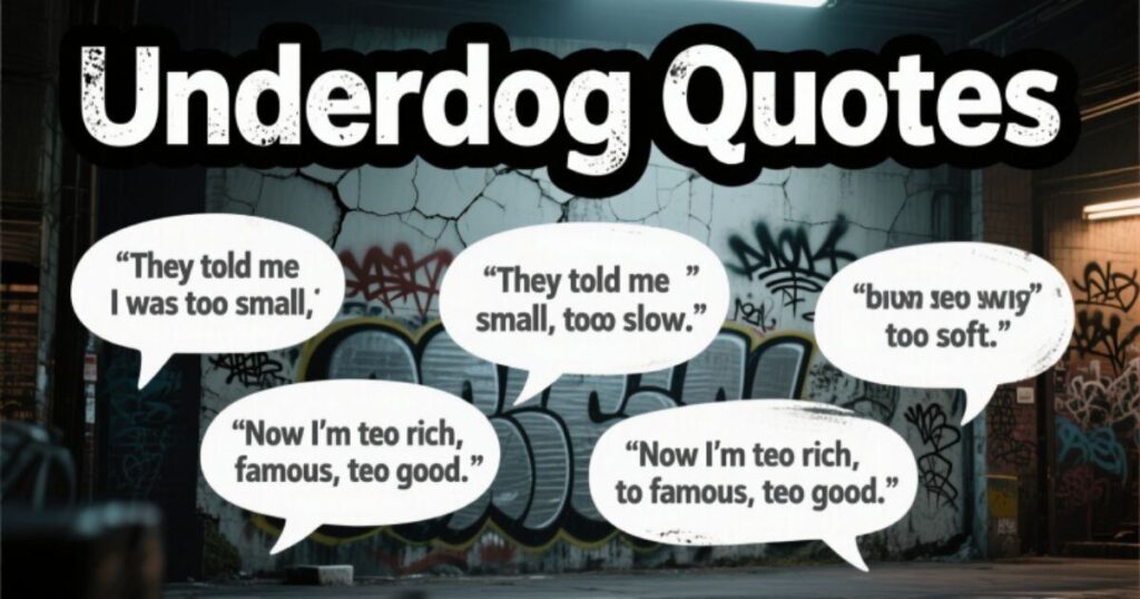 Underdog Quotes That Prove Anything Is Possible
