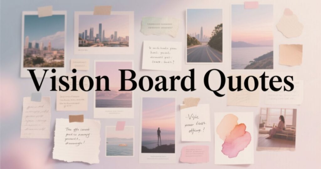 Vision Board Must-Have Quotes for Daily Motivation