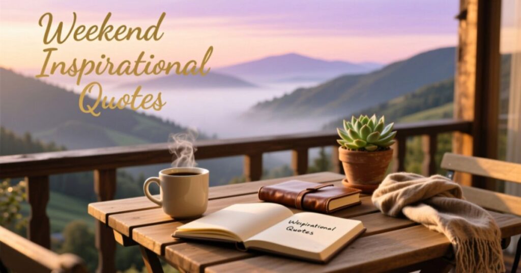 Weekend Inspirational Quotes to Share and Uplift