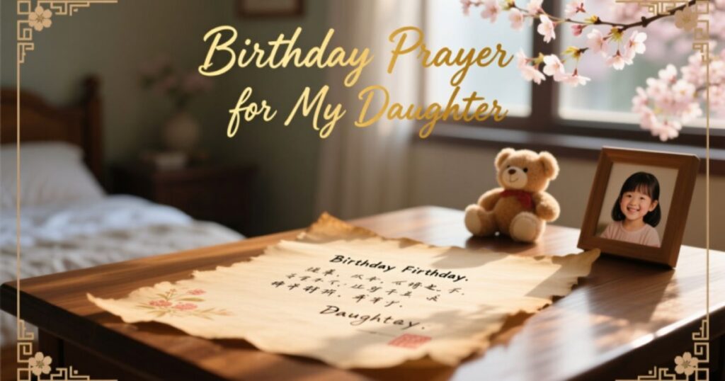 40+ Birthday Prayer for My Daughter on Her Special Day