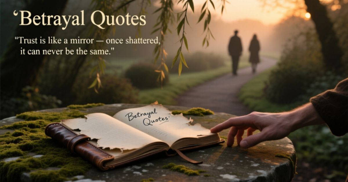 131 Betrayal Quotes for People Betrayed by Friends / Family