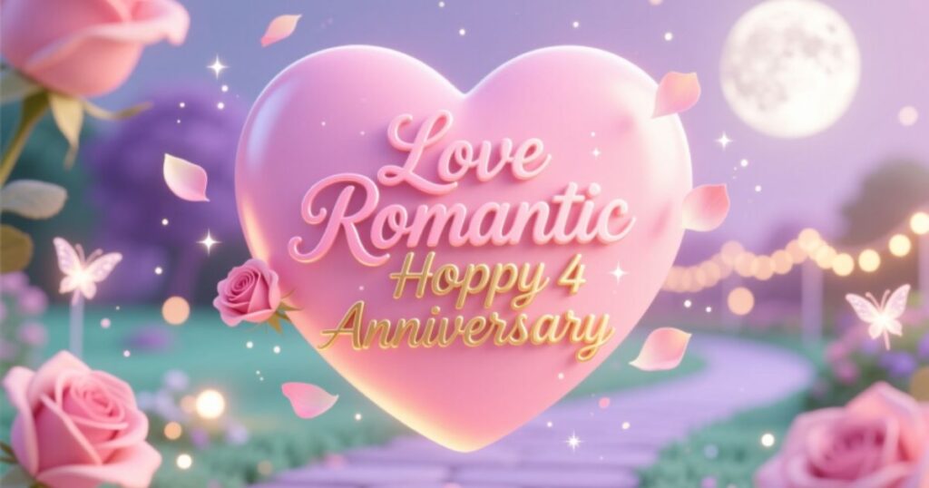 100 Love Romantic Happy 4 Month Anniversary Wishes