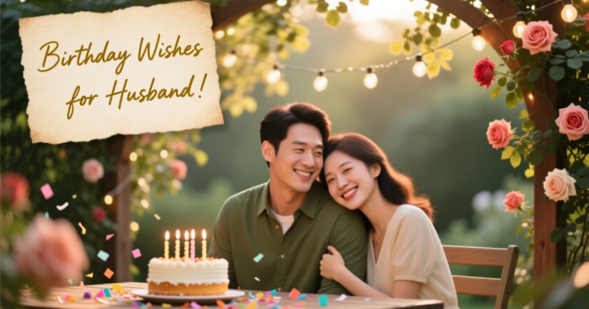 135 Best Birthday Wishes for Your Husband, From Sweet to Funny