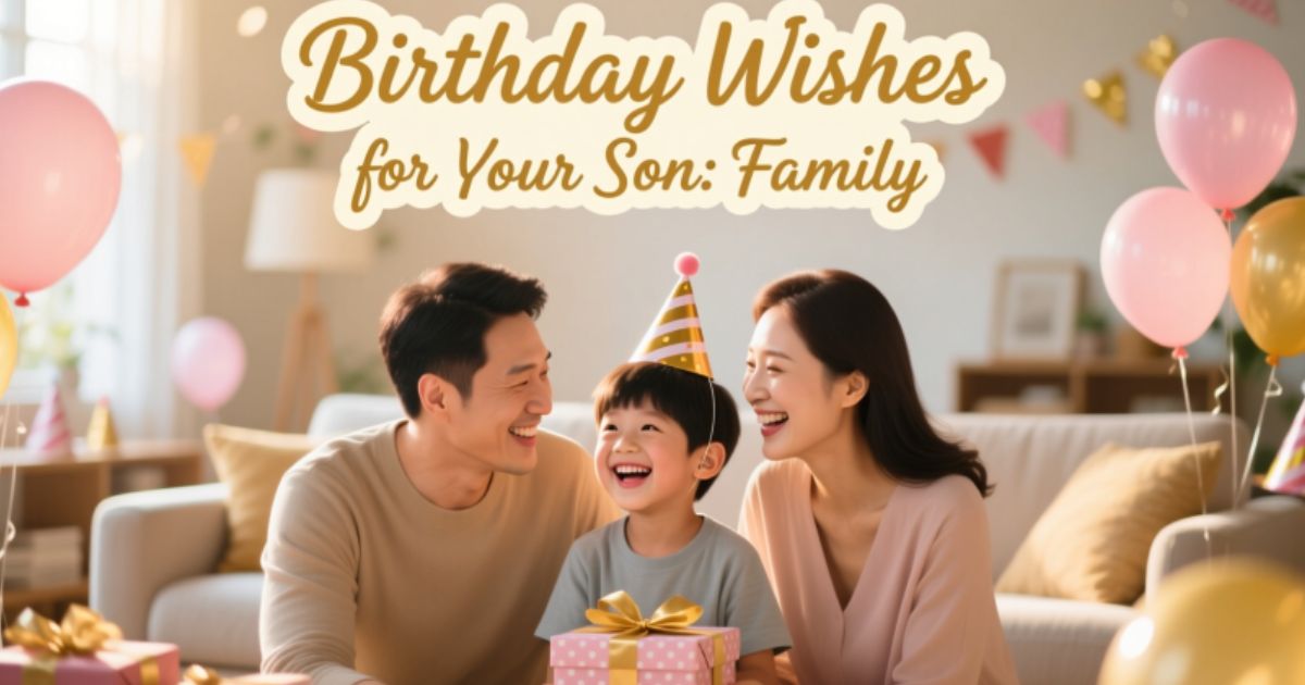 Happy Birthday Wishes for Your Son: Sweet, Funny & Loving Messages