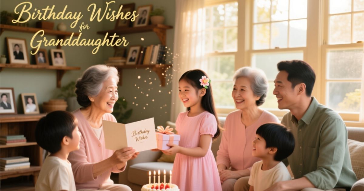 80 Birthday Wishes for Granddaughter  Sweet and Heartfelt
