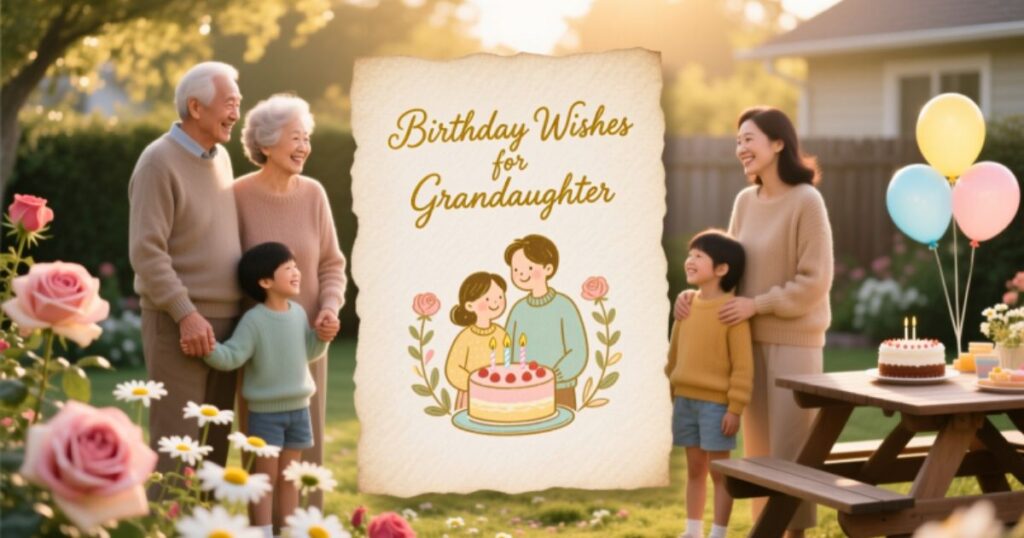 80 Birthday Wishes for Granddaughter Sweet and Heartfelt