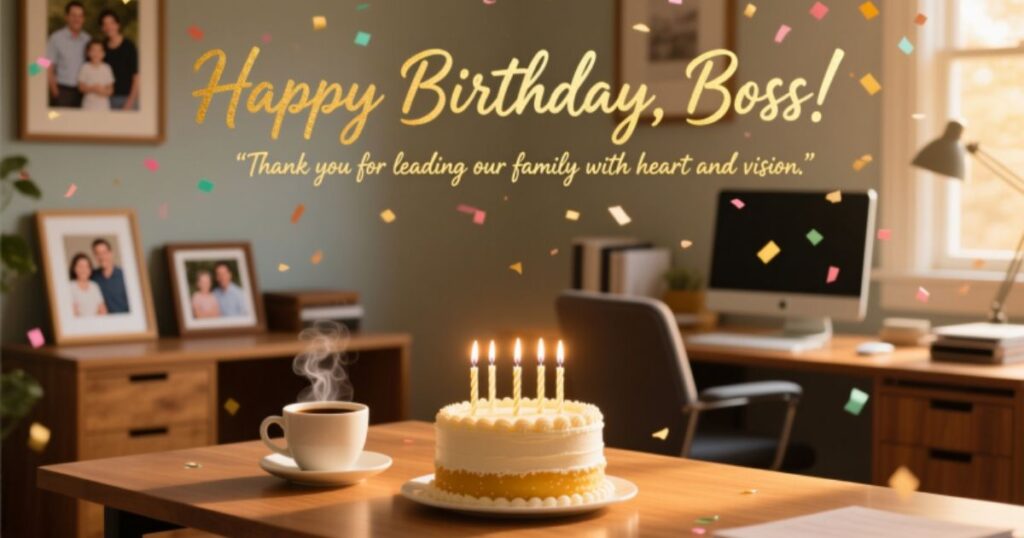 120 Professional and Heartfelt Birthday Wishes To Boss with Images to Show Appreciation