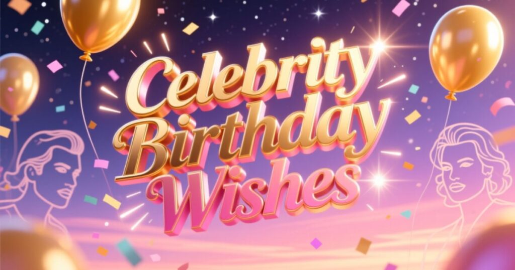 209+ Celebrity Birthday Wishes That Will Melt Your Heart