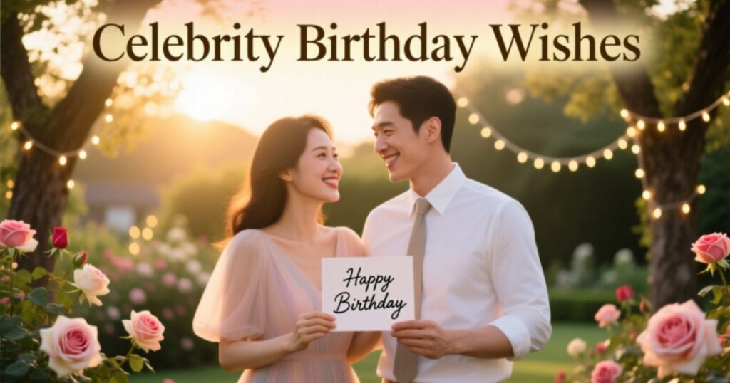 209+ Celebrity Birthday Wishes That Will Melt Your Heart