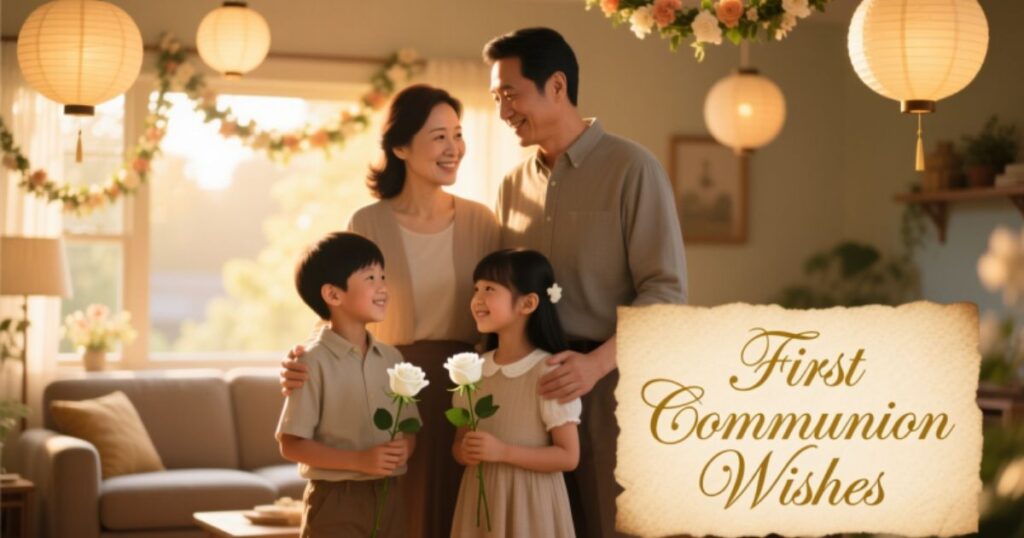 120+ First Communion Wishes to Treasure Forever