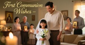 120+ First Communion Wishes to Treasure Forever