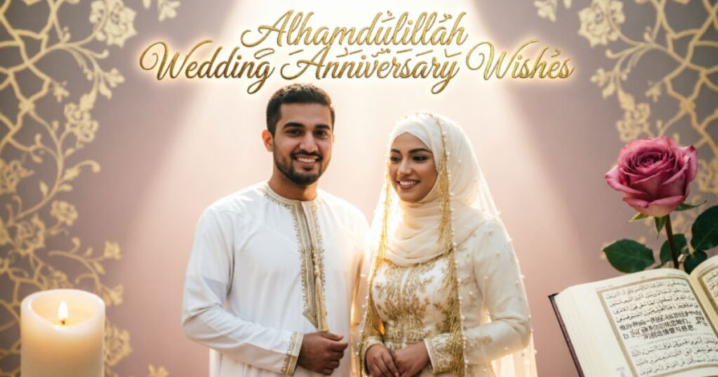 50+ Alhamdulillah Wedding Anniversary Wishes and Quotes