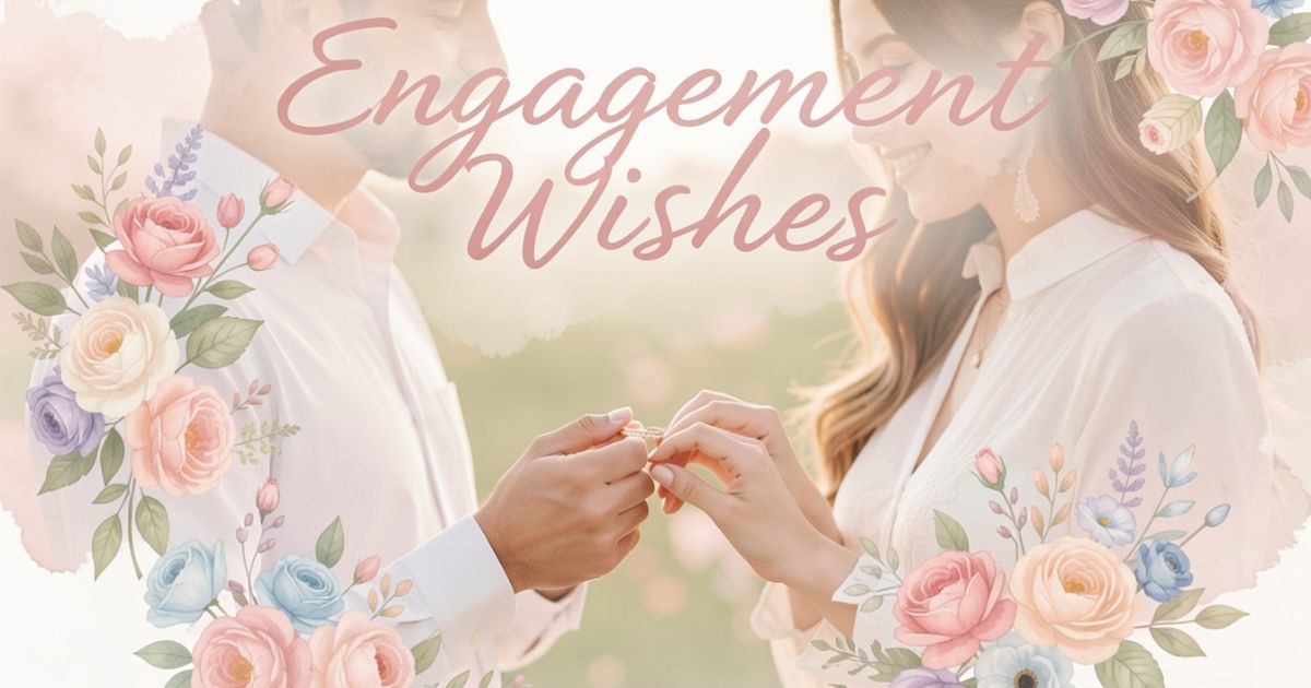 130 Sweet Engagement Wishes to Announce Your Big News