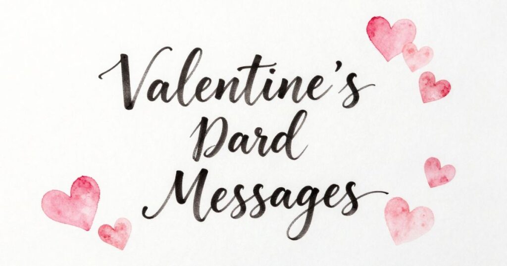 80 Cute Ideas for What to Write in a Valentine's Day Card Messages