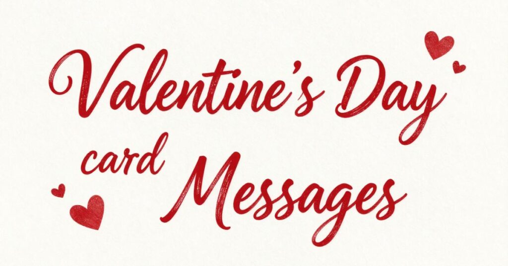 80 Cute Ideas for What to Write in a Valentine's Day Card Messages
