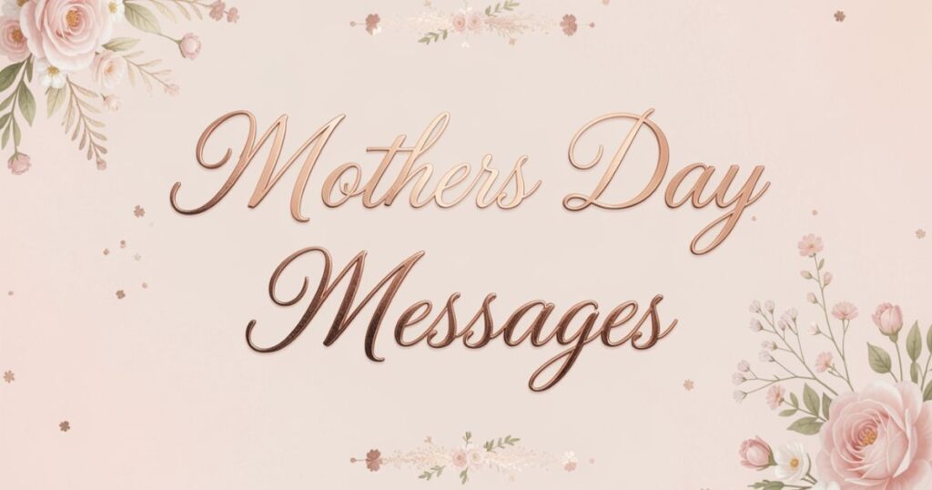 Mothers Day Messages to Celebrate Love and Gratitude