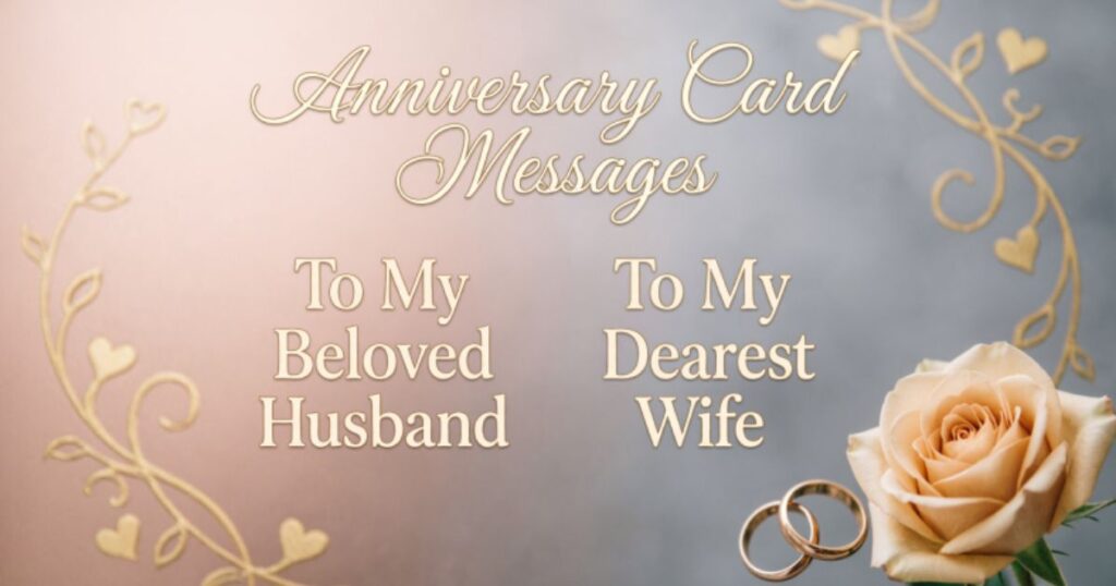  100 Best Happy Anniversary Card Messages Meaningful Ways to Celebrate Love