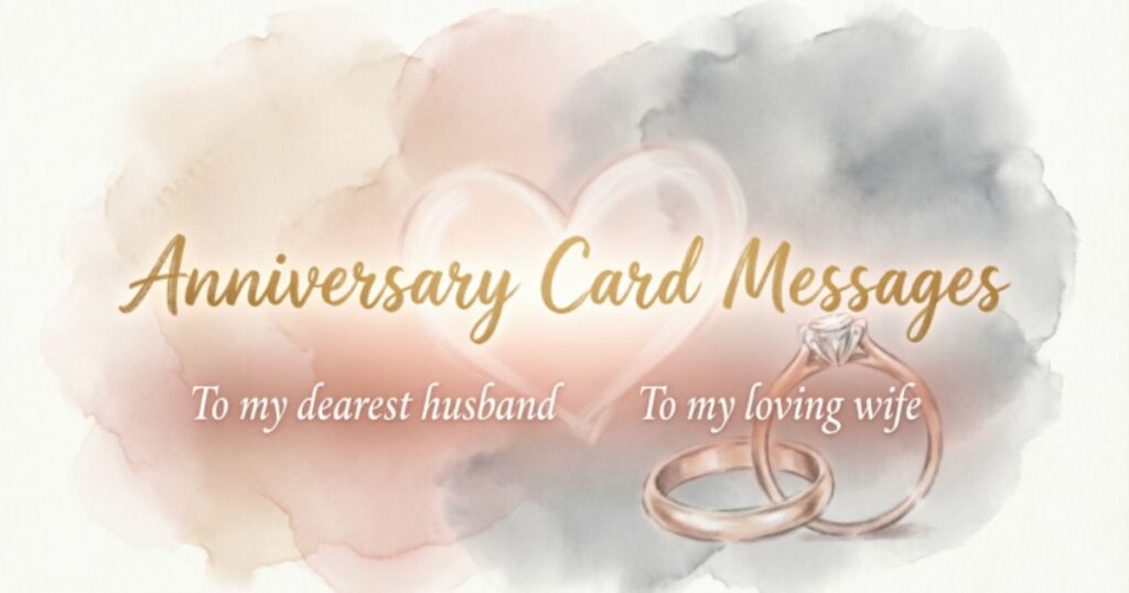  100 Best Happy Anniversary Card Messages Meaningful Ways to Celebrate Love