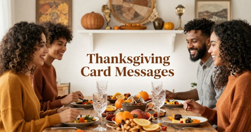 106 Thanksgiving Card Messages and Wishes Perfect for Sharing Gratitude