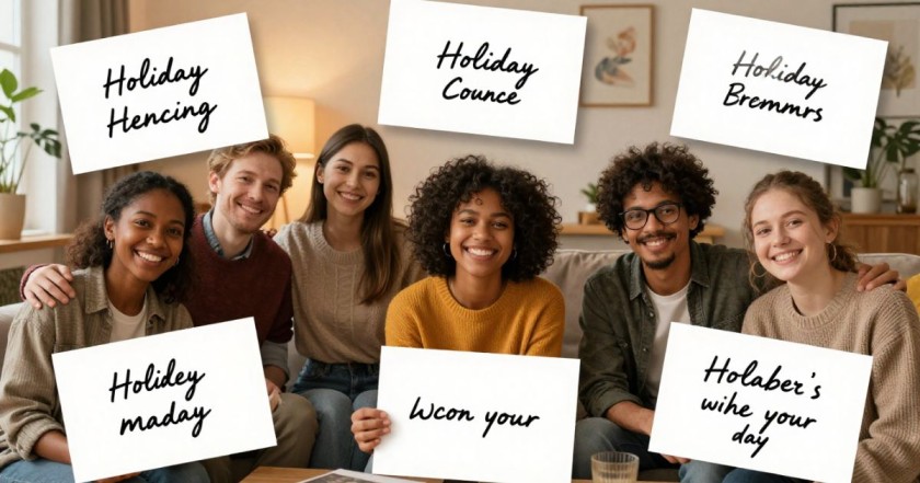 100 What to Write in a Holiday Card Messages