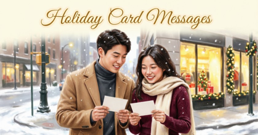 100 What to Write in a Holiday Card Messages