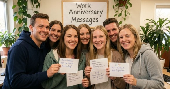 43 Happy Work Anniversary Messages, Wishes, and Quotes